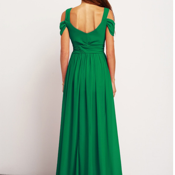 kelly green gown